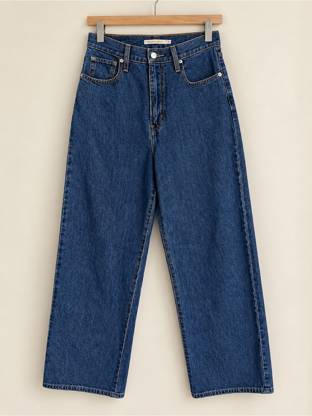 Levi’s High Waisted Straight Jeans W27 L29 Medium Dark Wash